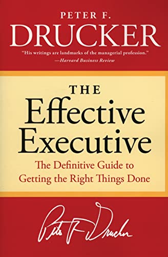 Cover of The Effective Executive by Peter Drucker